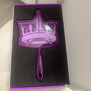 Jeffree Star purple crown mirror. Offers welcome